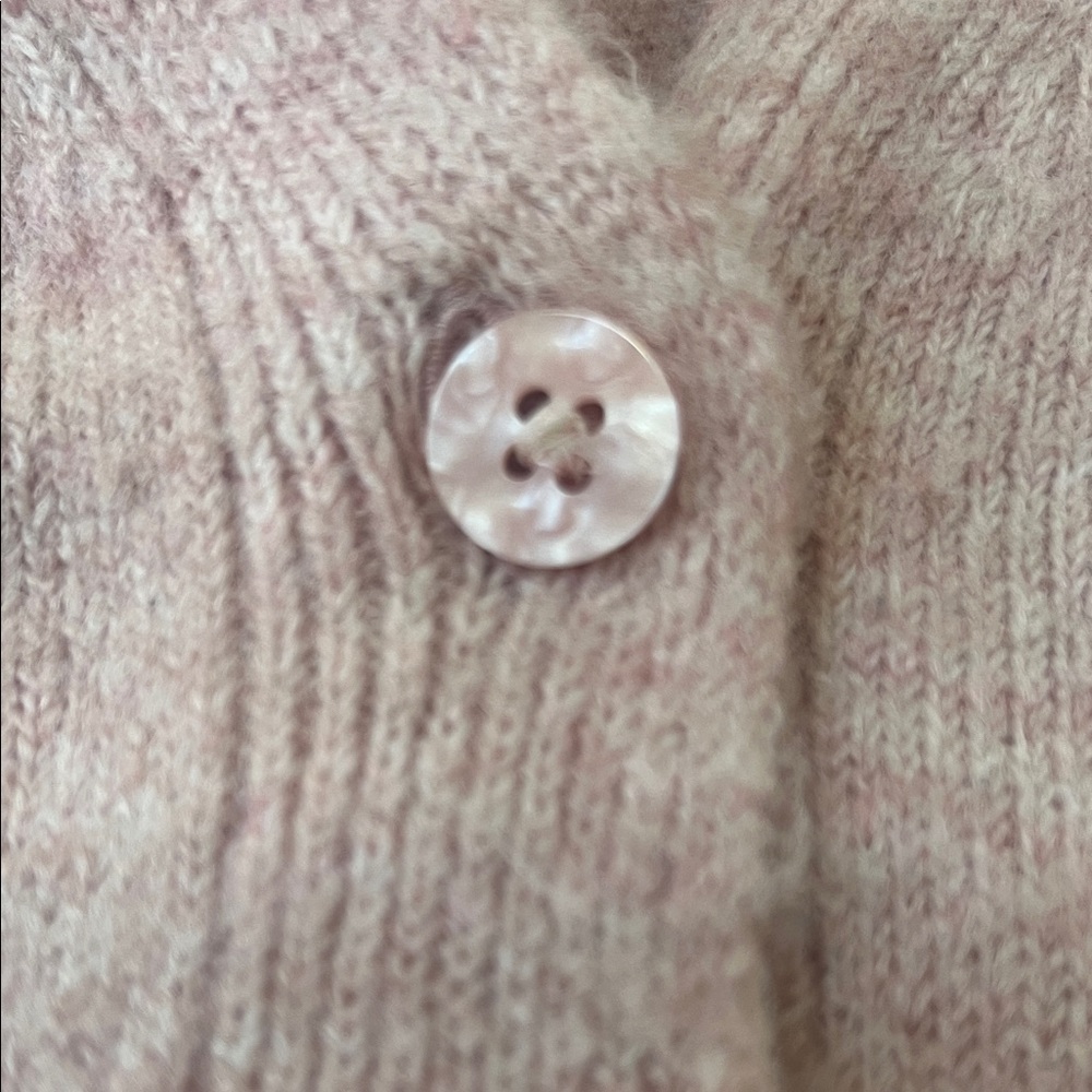 GAP Women's Forever Cozy Pink Cardigan - Picture 4 of 7